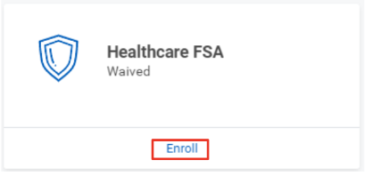 Healthcare FSA election on workday